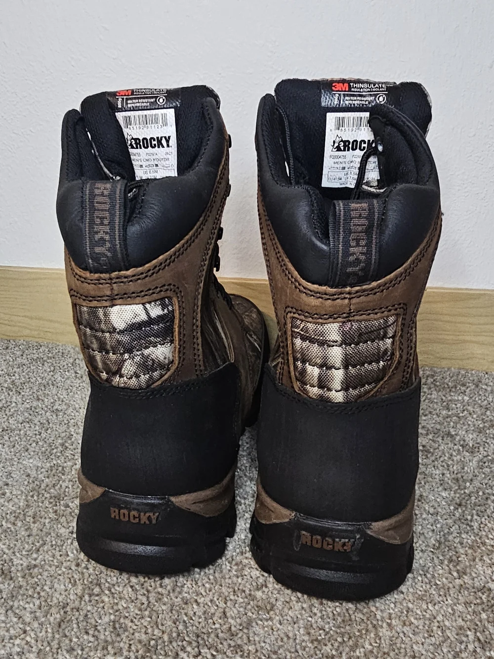 Rocky Men's Brown Camouflage Hunting Boots